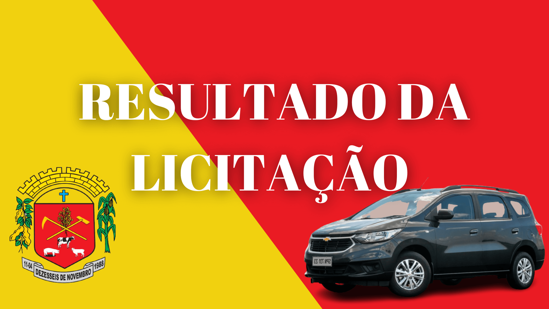 PREFEITURA MUNICIPAL ANUNCIA RESULTADO DA LICITAÇÃO